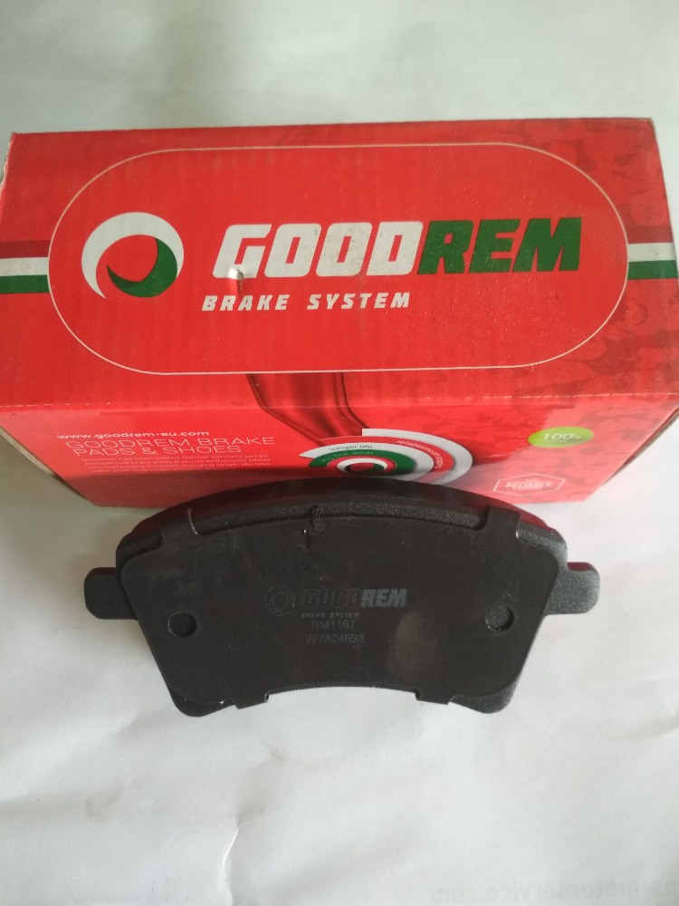 Колодки гальмівні передні GOODREM RM1167