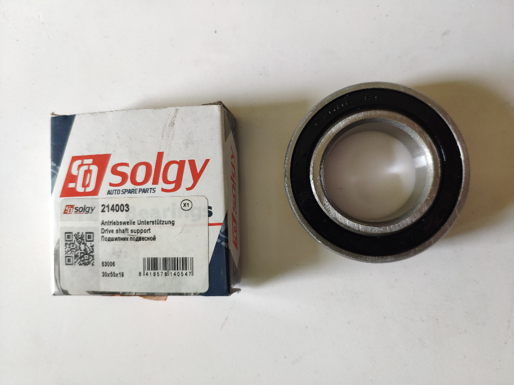 Підшипник полуосі SOLGY 214003